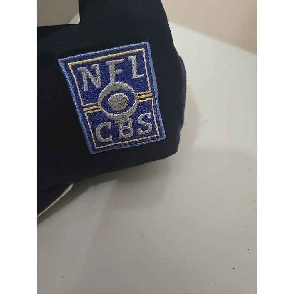 NWT Vtg 90s CBS Sports Hat K-Products Made In USA Navy‎ White Deadstock Cap